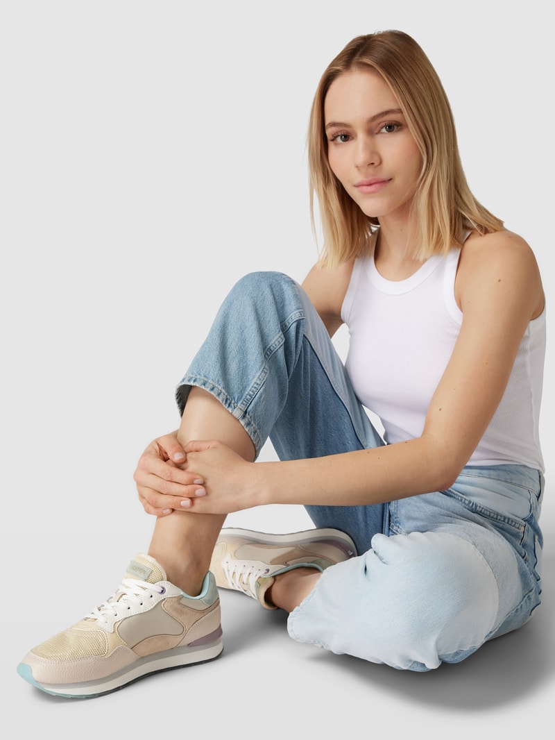 Sneaker mit Label-Detail Modell 'ATLANTIC CITY' in offwhite