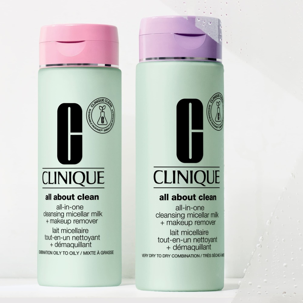Clinique All About Clean Lait Micellaire Tout-En-Un Nettoyant + Démaquillant Peau Mixte Grasse