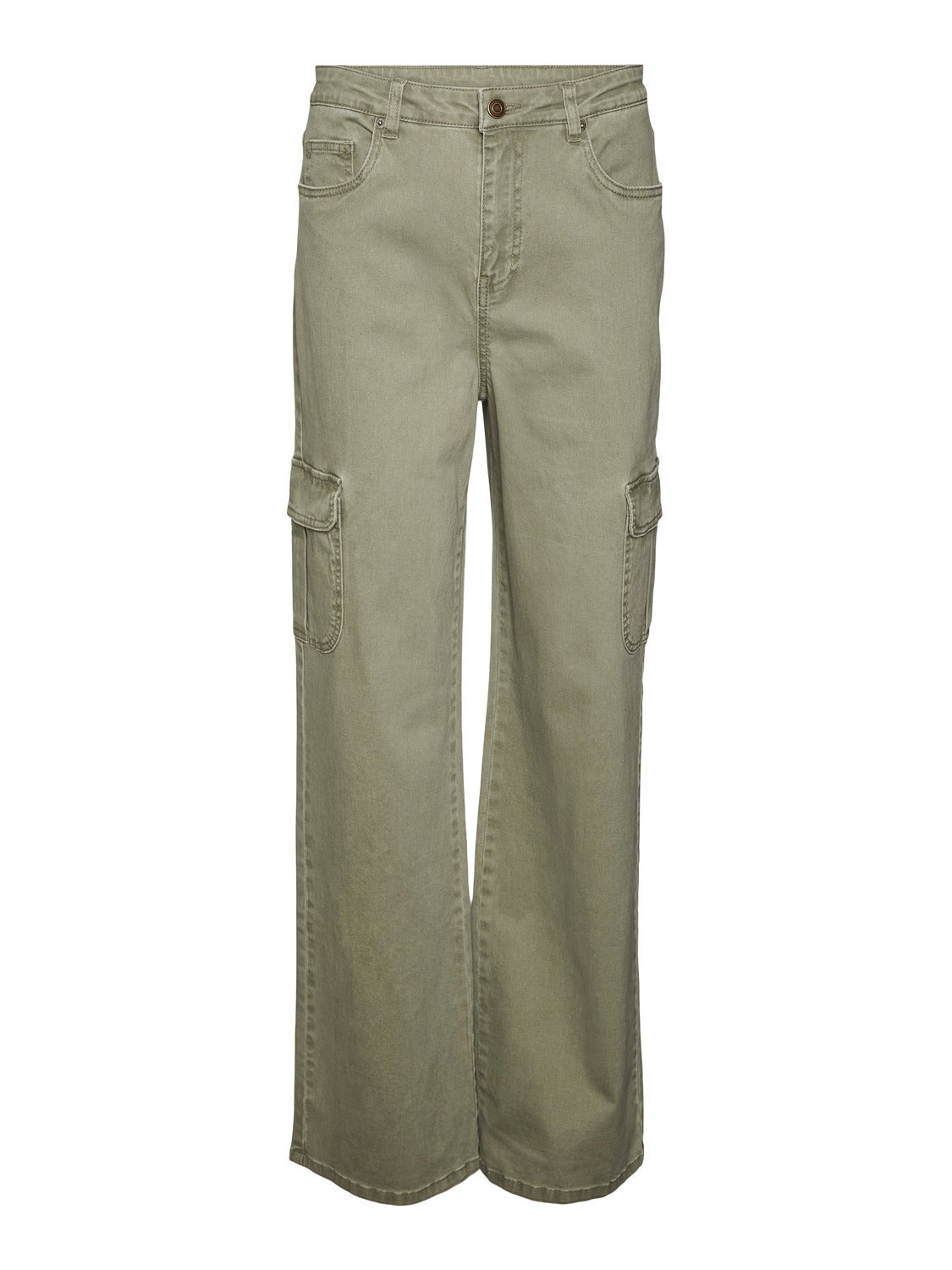 VMTESSA Hohe Taille Weit geschnitten Jeans