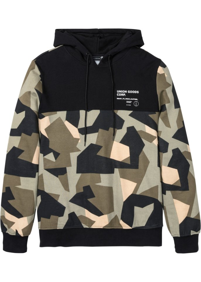 Kapuzensweatshirt mit recyceltem Polyester