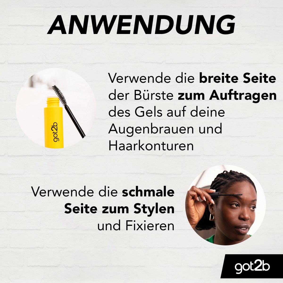 Stylinggel Kleber 4 Brows & Edges 2in1, 16 ml