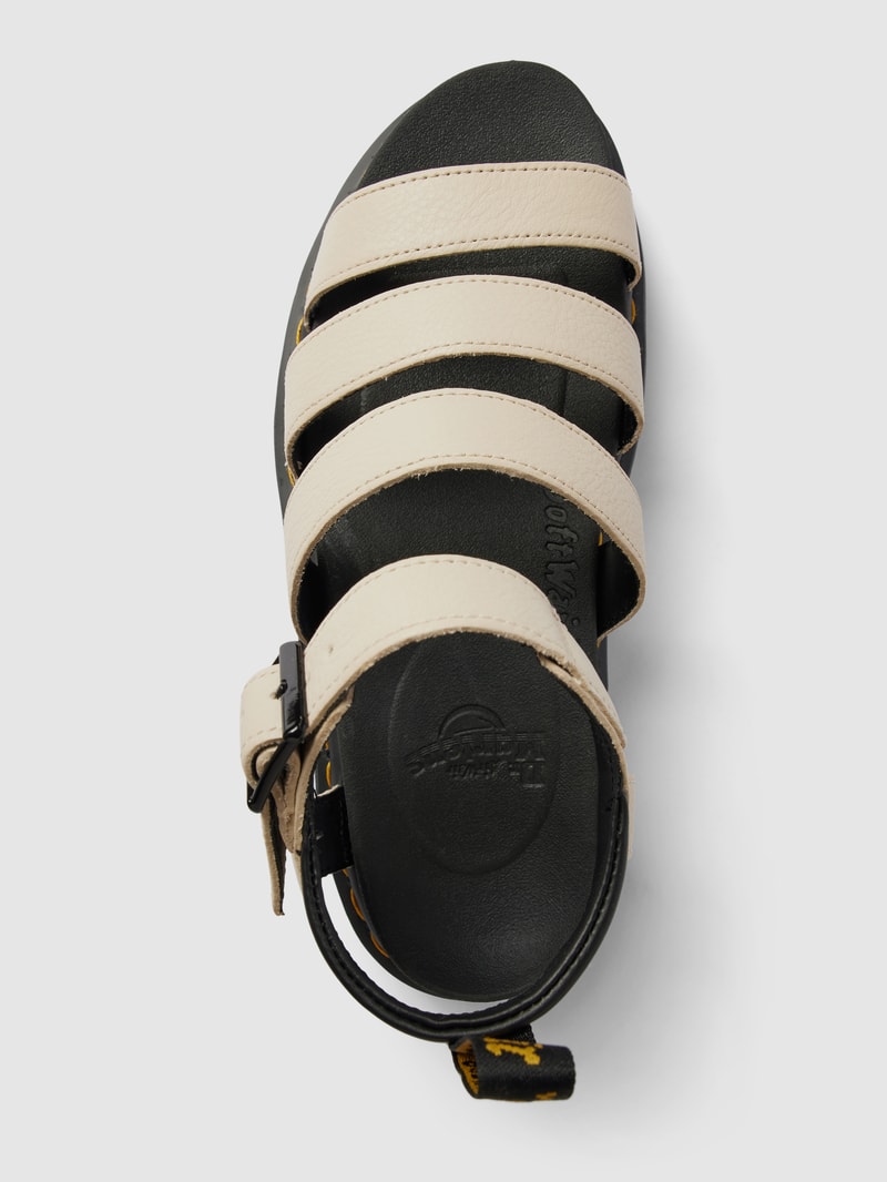 Sandalen aus echtem Leder Modell 'Blaire' in beige