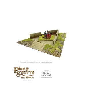 Pike & Shotte Epic Battles - Star Fort with Ravelins Scenery Pack