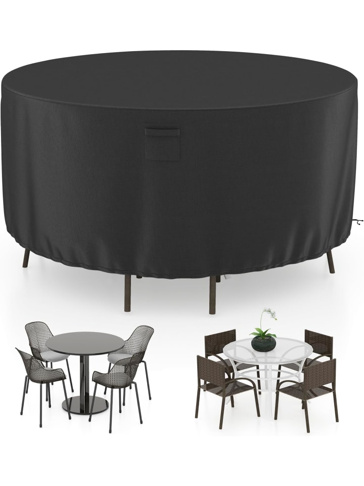 COSTWAY Abdeckung für Gartenmöbel 213x70cm in Schwarz günstig kaufen onesize