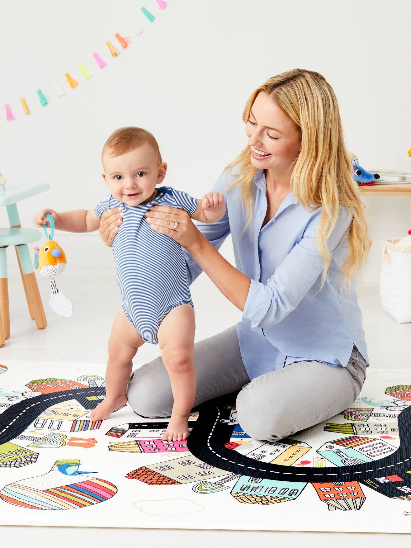 Skip Hop Wendbarer Baby Spielteppich VIBRANT VILLAGE SKIP HOP - mehrfarbig