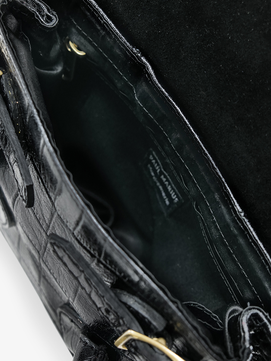 Colette XS Alligator - Noir de Jais