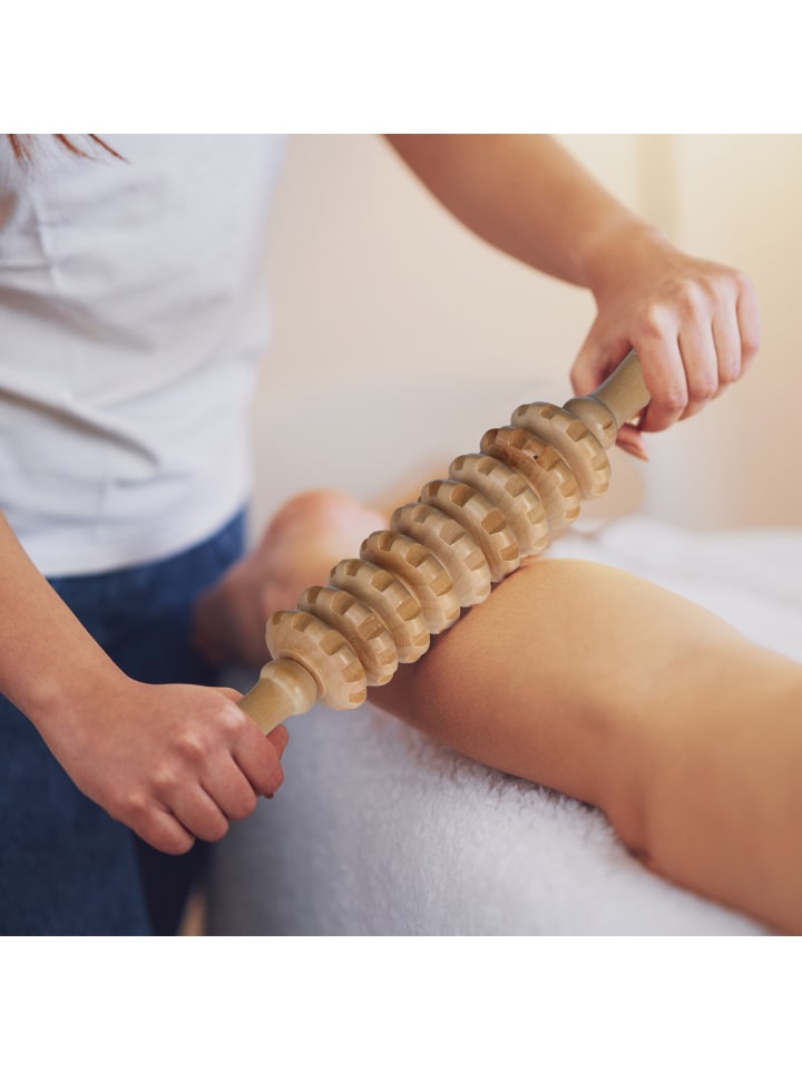 relaxdays 3 x Massage Roller in Natur günstig kaufen onesize