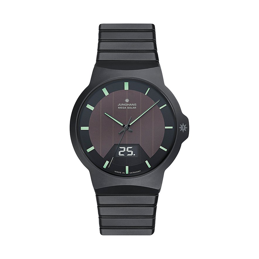 Junghans Herrenuhr Funk & Solar Force Mega Solar