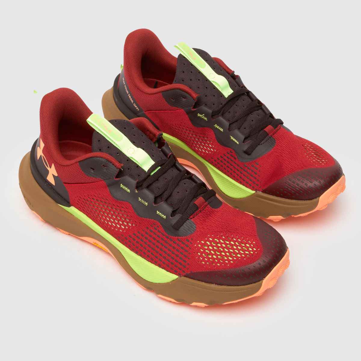 Under Armour – Röda infinite pro trailskor
