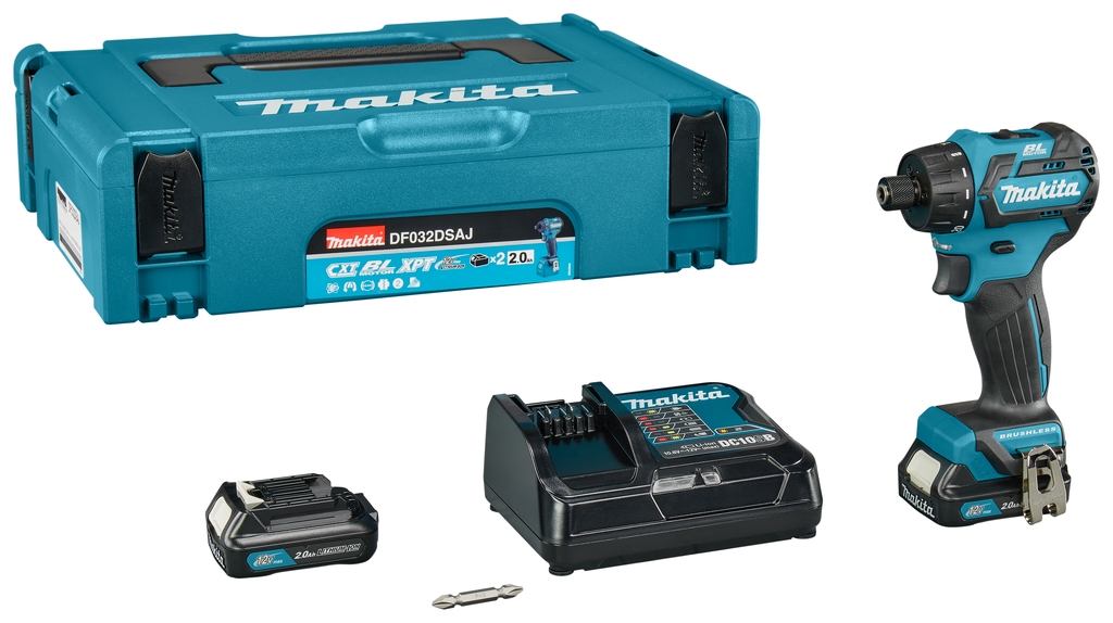 Makita DF032DSAJ Perceuse/visseuse 10,8 Volts 2,0 AH Li-ion sans balais dans M-Box