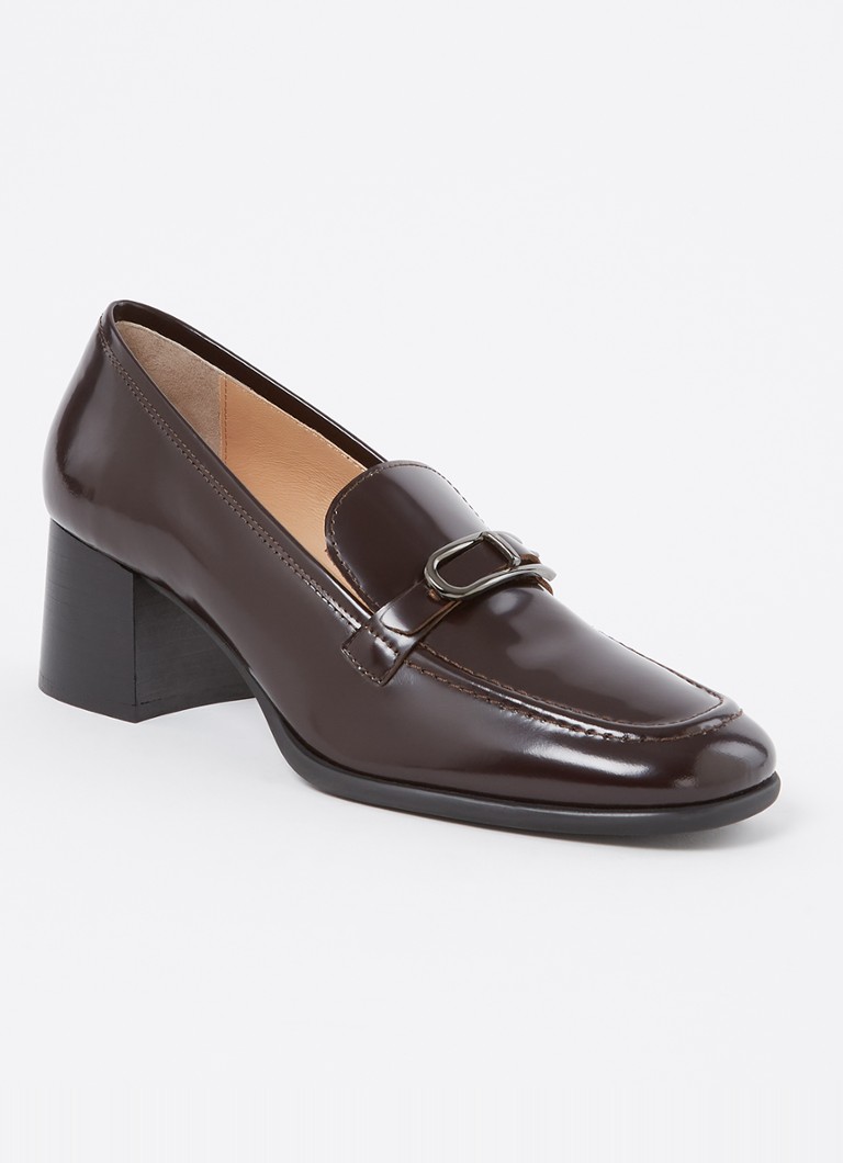 Mocasini Unisa Lisa din piele lăcuită.