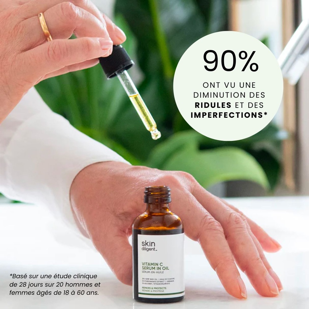 skin diligent Vitamin C Sérum-en-Huile Sérum-en-Huile