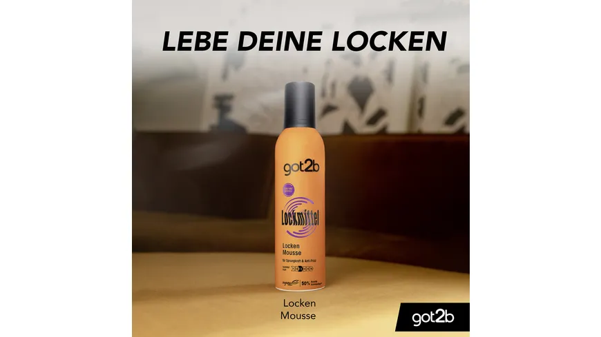 GOT2B Schaumfestiger Lockmittel Locken Mousse 250 ml 250 ml
