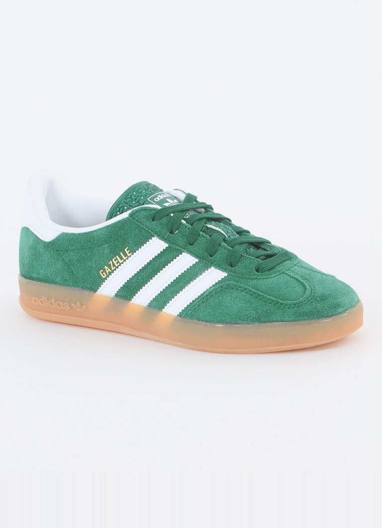 Baskets d'intérieur Adidas Gazelle en daim avec détails en cuir