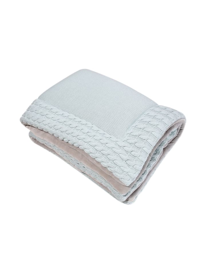 Kindsgut  Krabbeldecke in Hellblau günstig kaufen onesize
