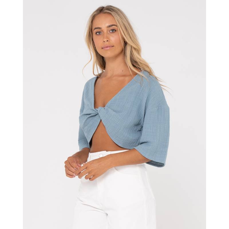 RUSTY SOMEWHERE TWISTED REVERSIBLE TOP 2-in-1 Top Damen