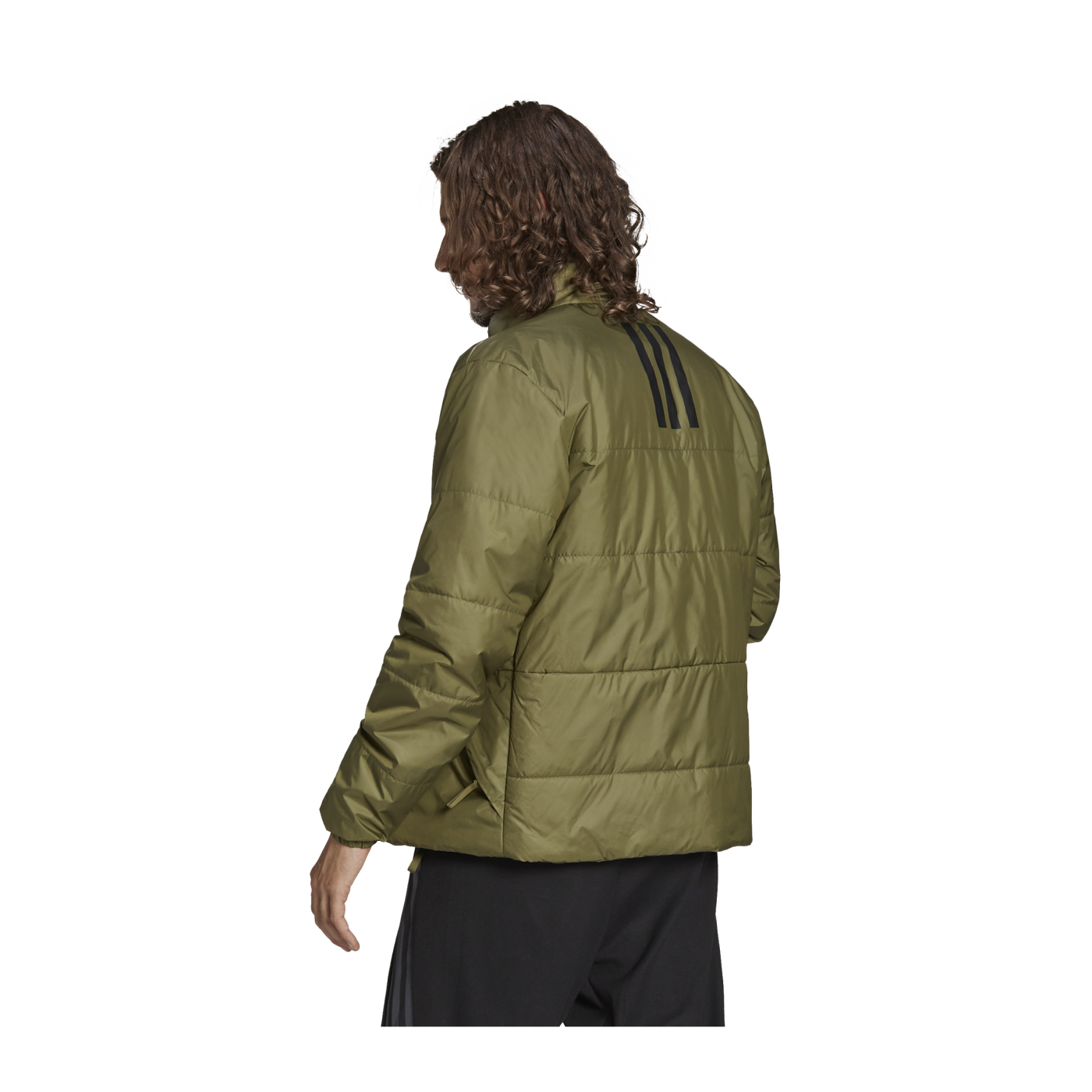 adidas BSC 3 Stripes Insulated Winterjacke Grün