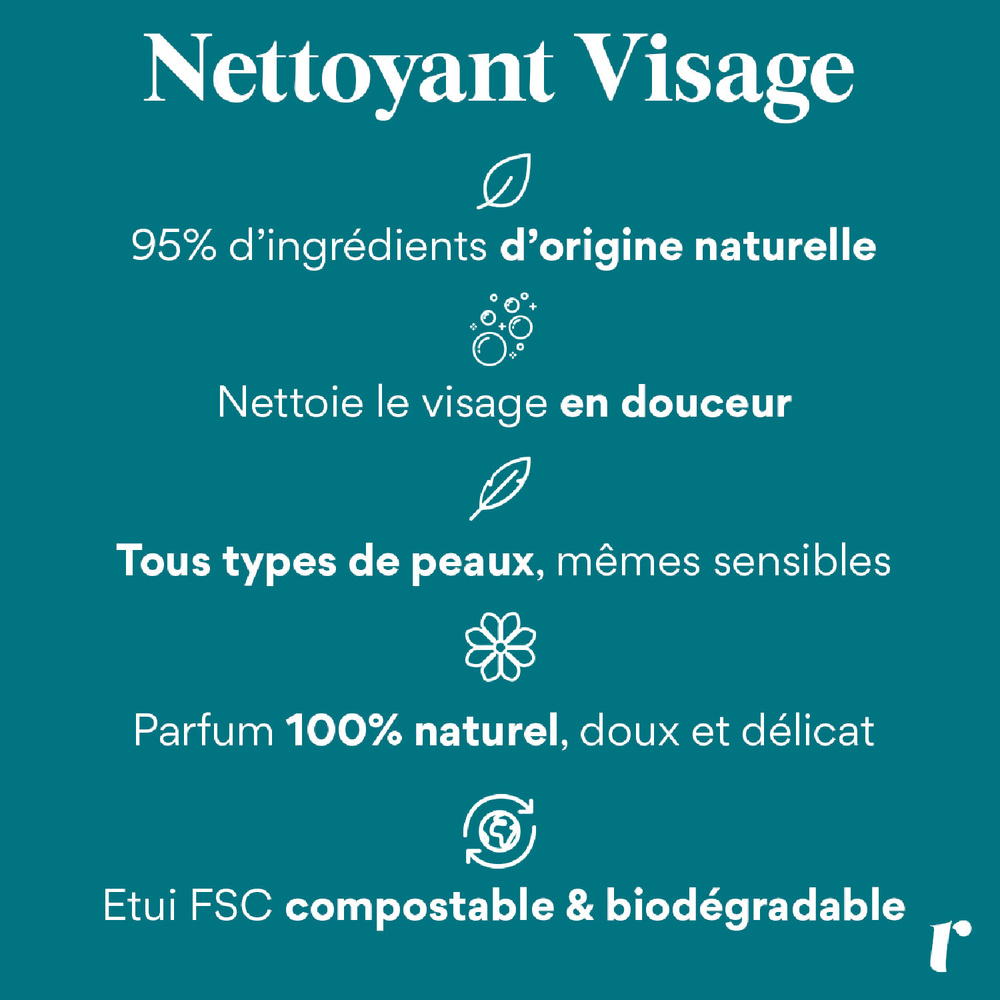 Respire Nettoyant visage solide 50gr NETTOYANT VISAGE SOLIDE