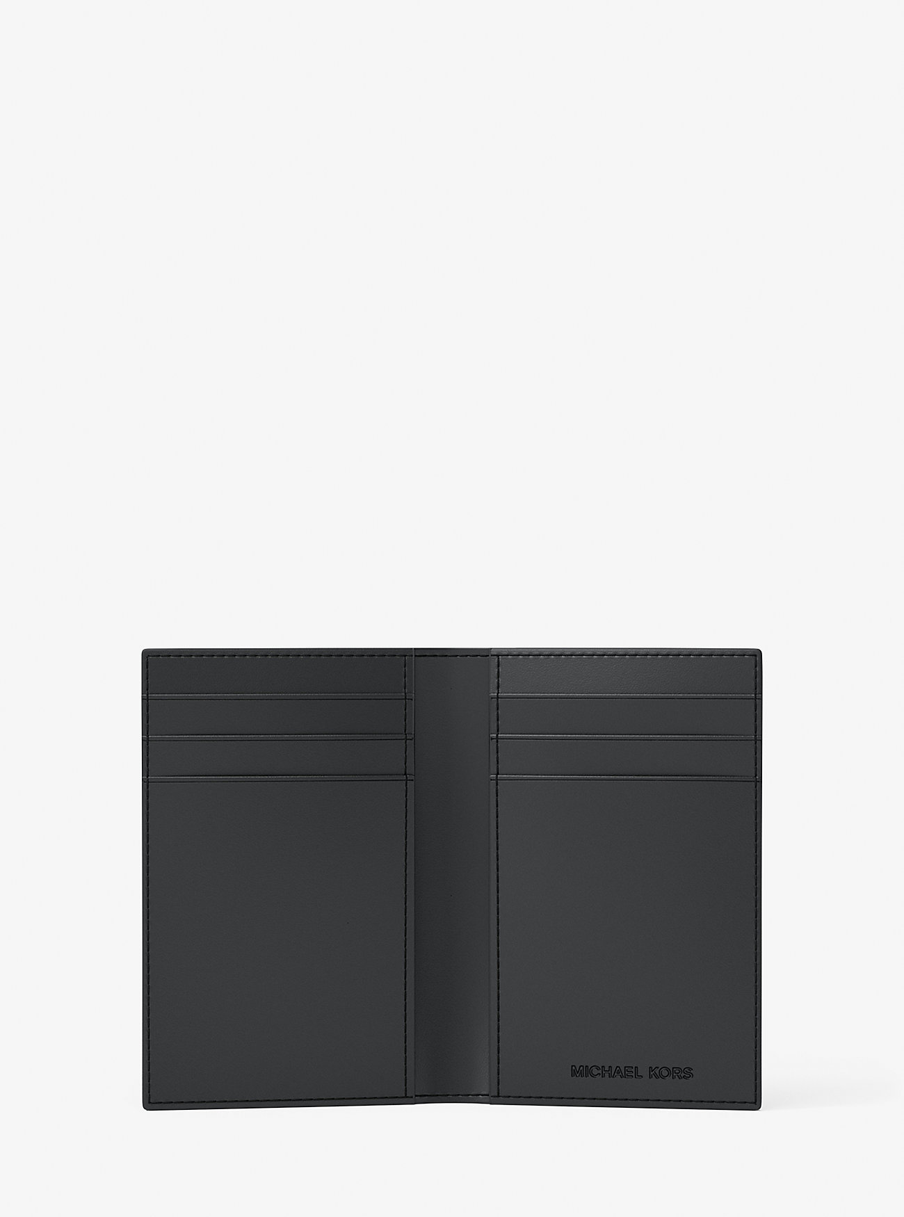 Hudson Metallic Signature Logo Folding Card Case – SVART