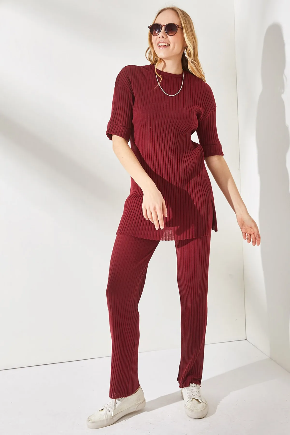 Olalook  Zweiteiler - Bordeaux - Regular Fit