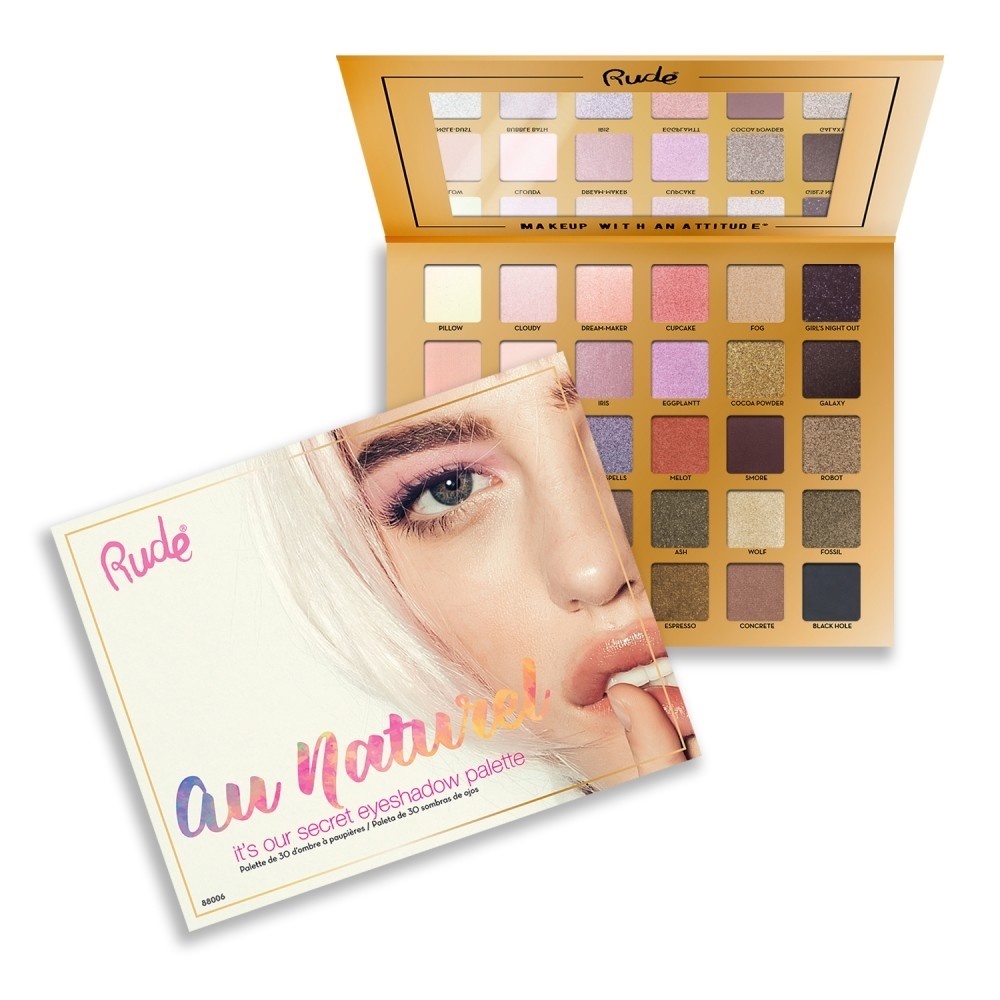 Rude Cosmetics RUDE Au Naturel 30 Eyeshadow Palette Palette fard à paupières