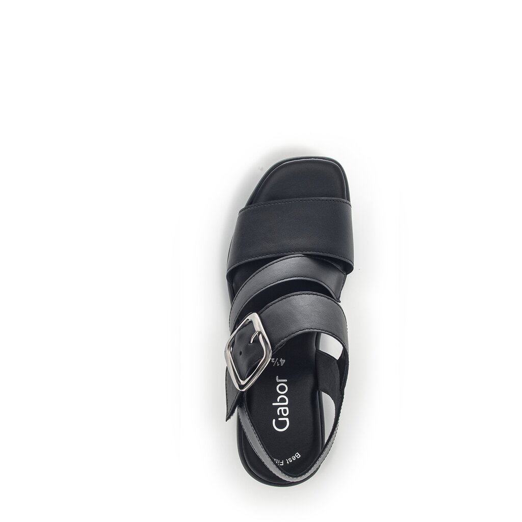 Gabor fashion Keilsandalette schwarz
