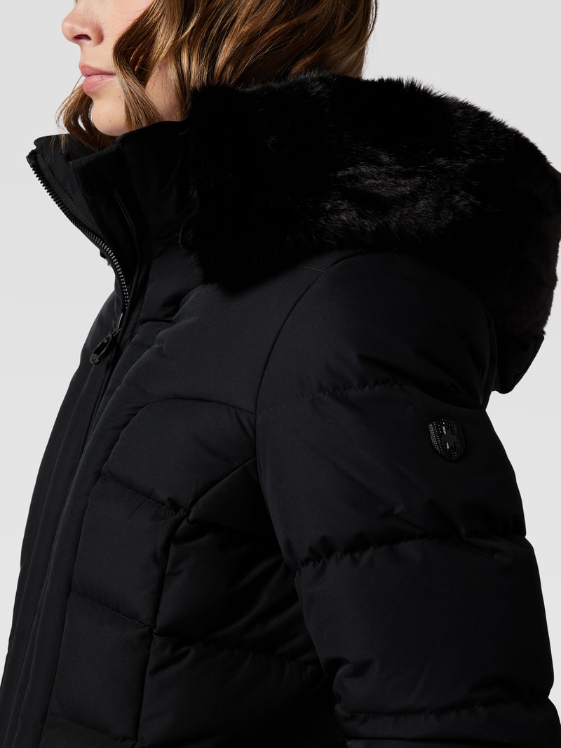 Funktionsjacke mit abnehmbarer Kapuze Modell 'Belvitesse Medium' in marineblau