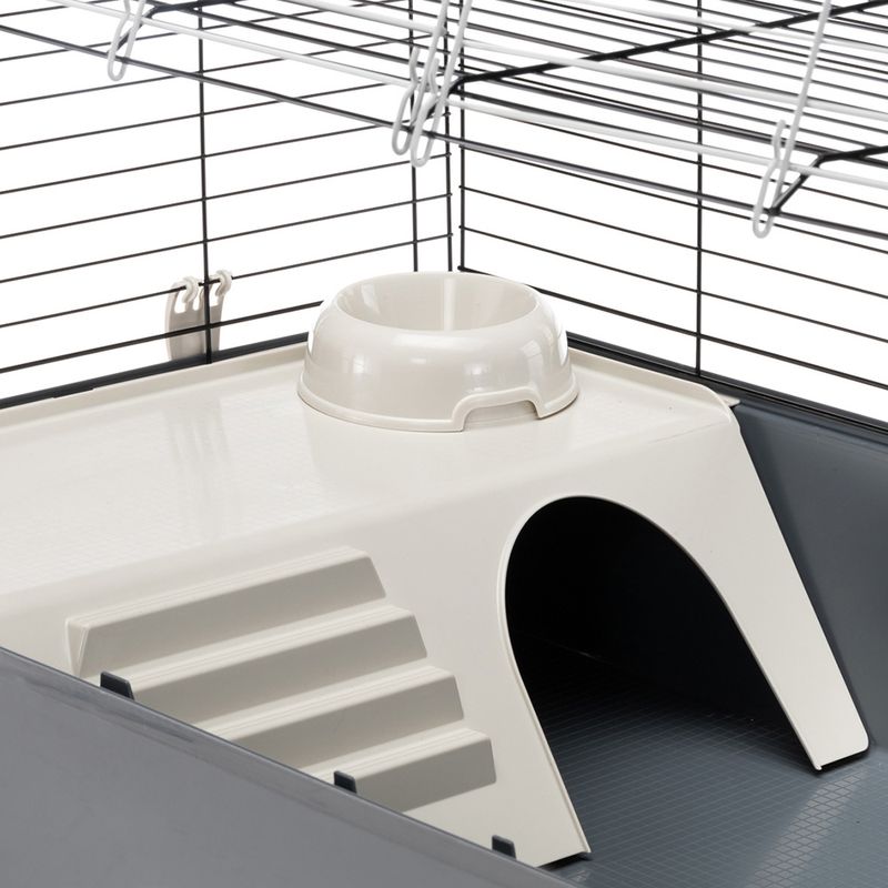 Ferplast Kleintierkäfig Rabbit 120 - grau zu TOP-Preisen | bitiba
