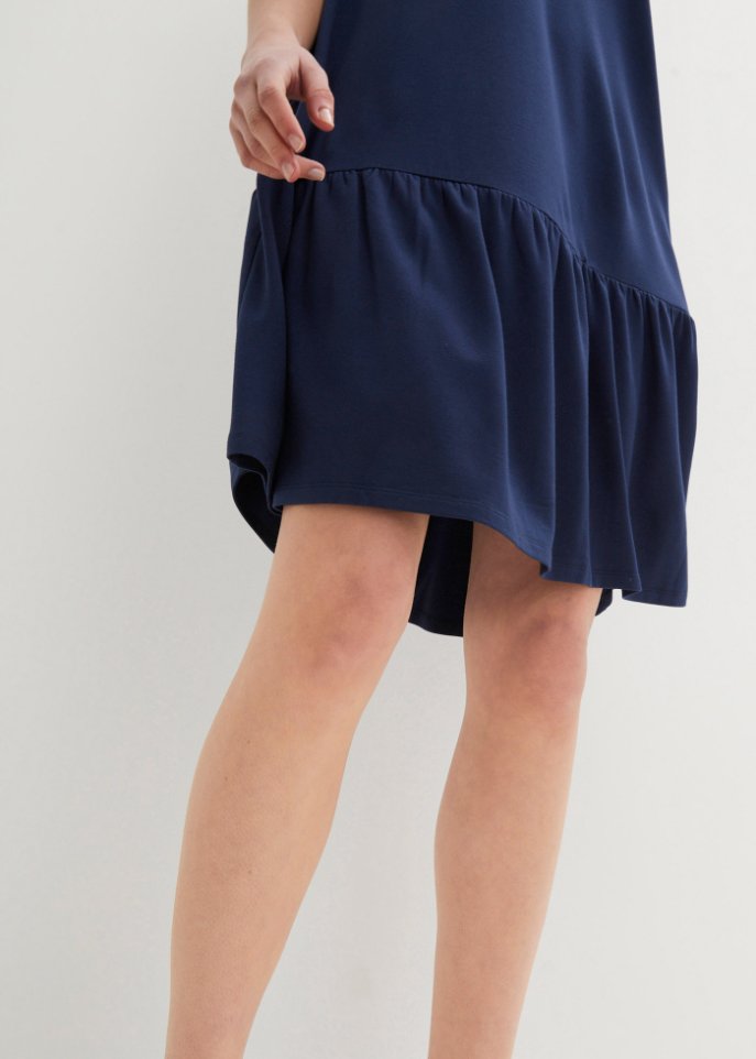 Kapuzen-Sweatkleid, ohne Arm