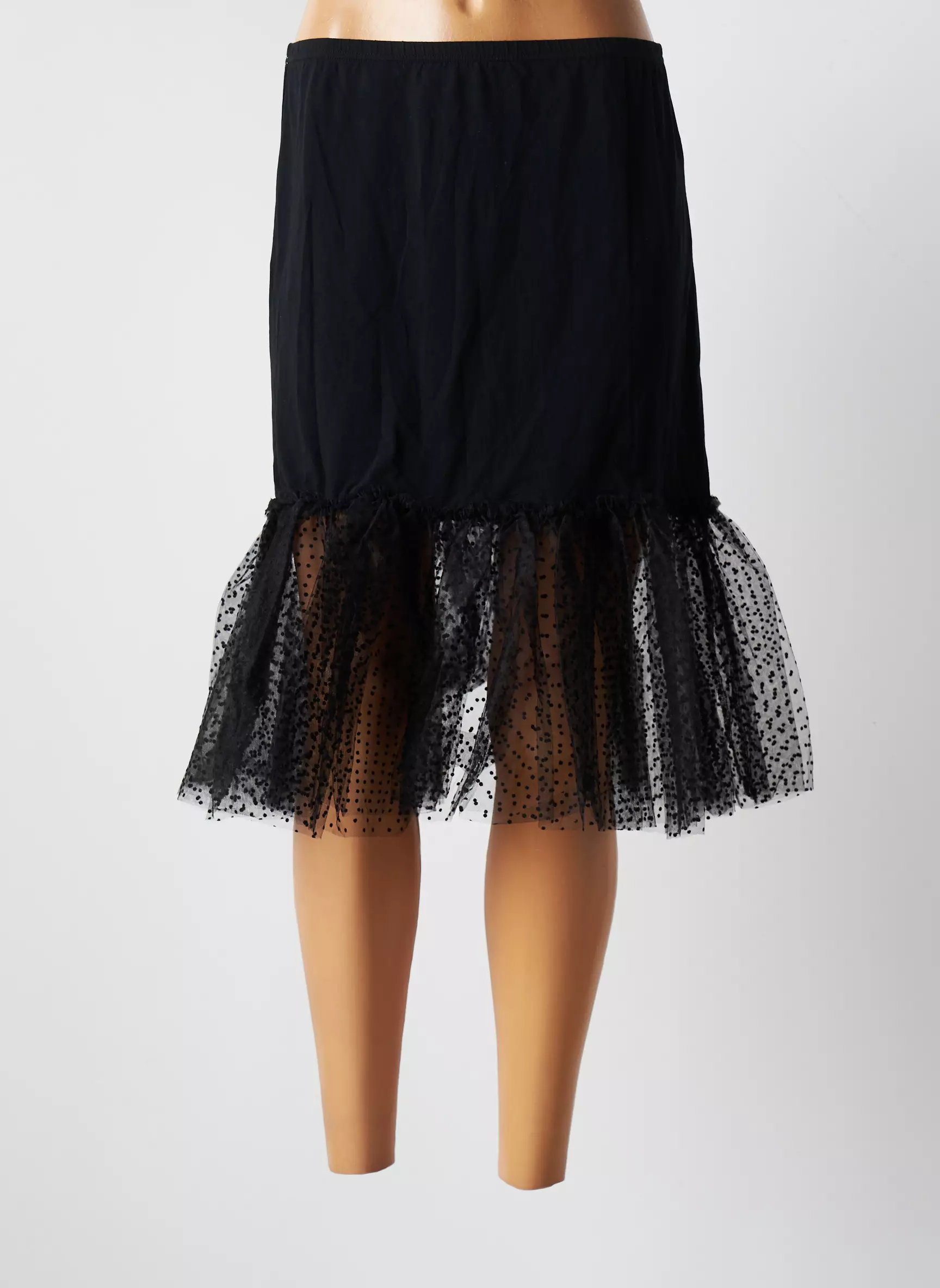 Mais Il Est Ou Le Soleil Jupons Fonds De Robe Femme couleur noir