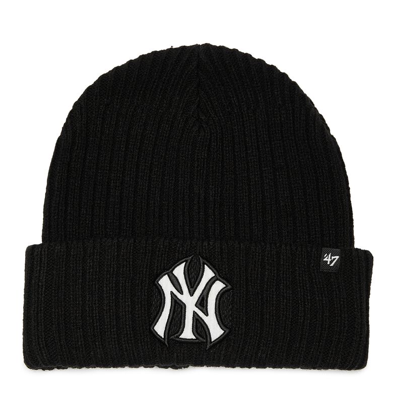 47 Brand MLB New York Yankees Thick Cord Logo 47 Cuff Knit black