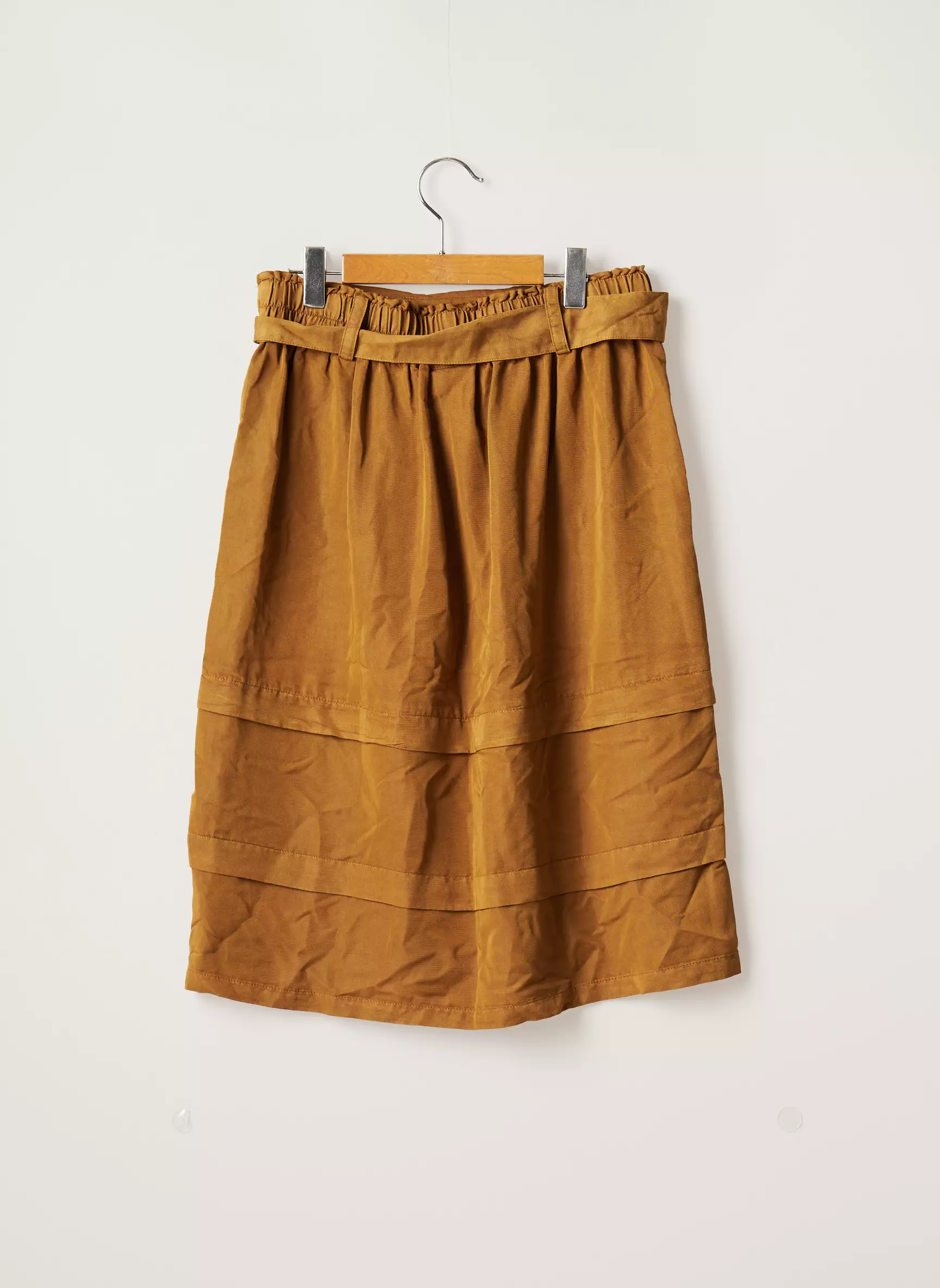 Numph Jupes Mi Longues Femme couleur beige