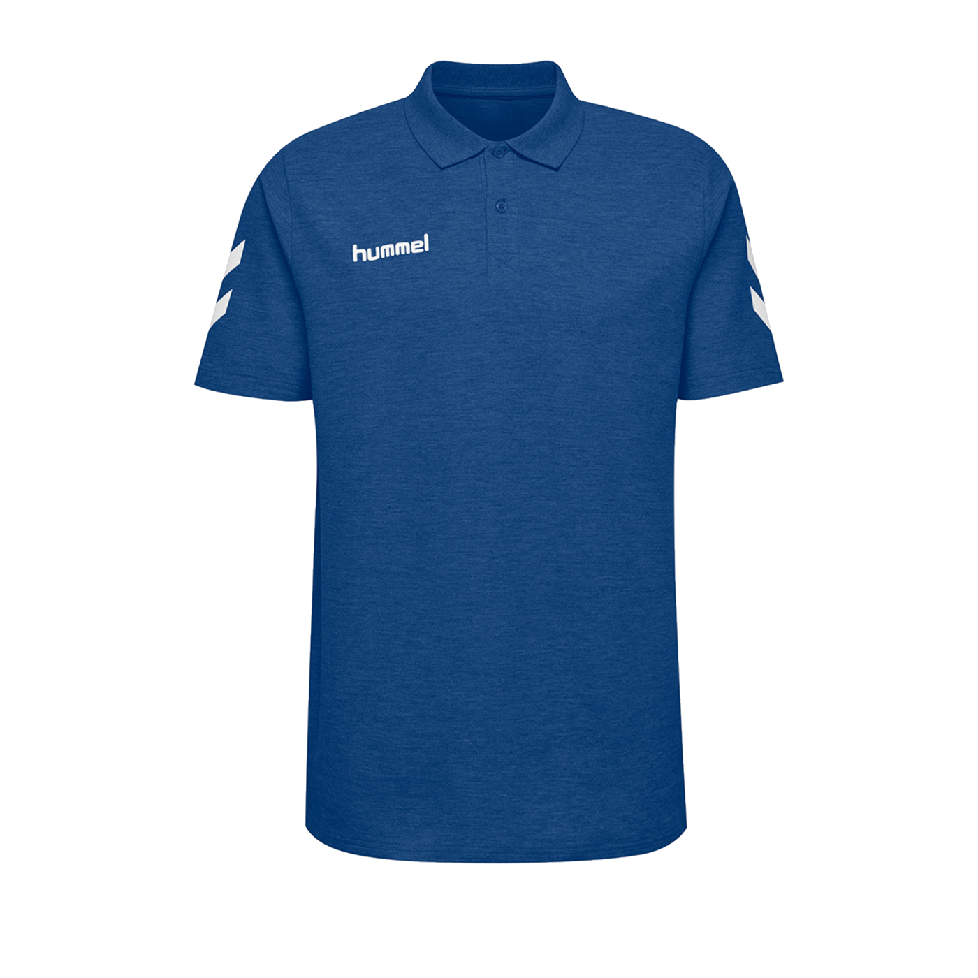 Hummel Cotton Poloshirt Blau F7045