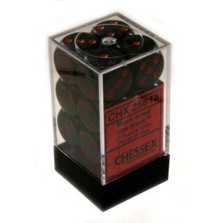 Black-red 12xW6 16mm (undurchsichtig)