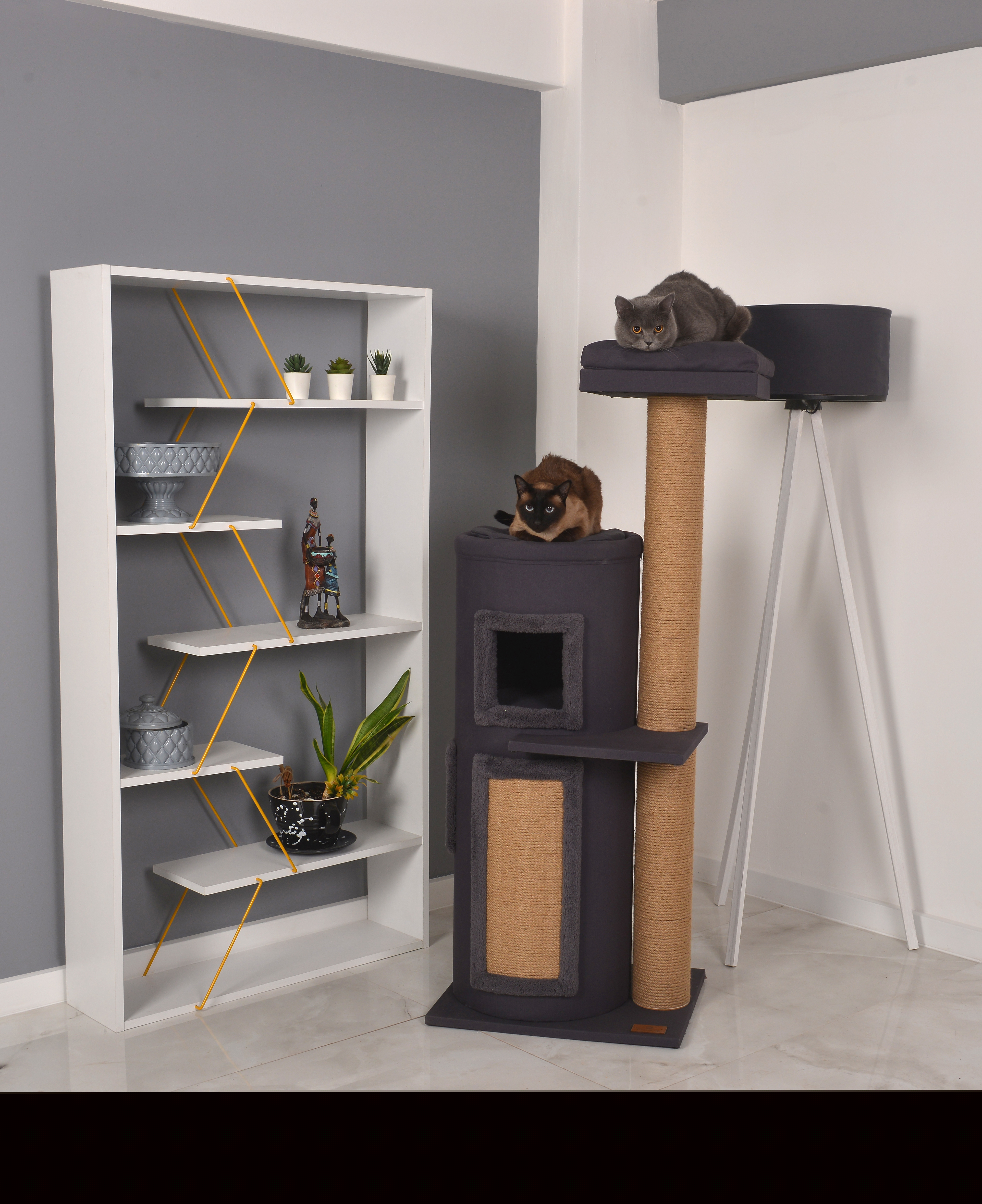Petliving Kratzbäume Petliving Kratzbaum Mia anthrazit