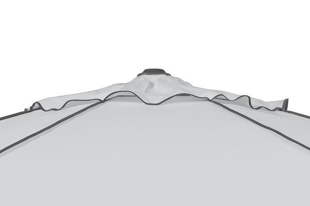 Schneider Schirme Schneider Sonnenschirm Adria, ca. 300 cm Ø, silbergrau