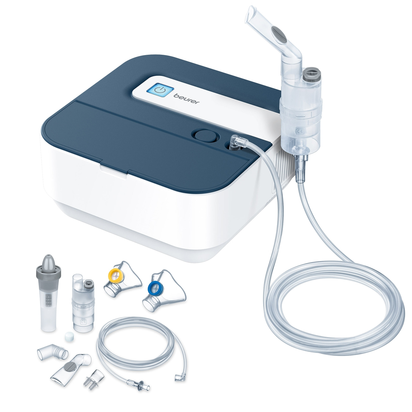 Beurer Inhalator IH 28 Pro-Inhalator mit Kompressor-Drucklufttechnologie sowie umfangreichem Vernebler-Set