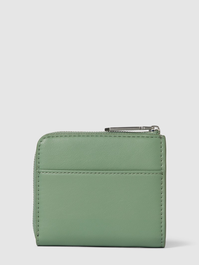 Portemonnaie in unifarbenem Design in mint