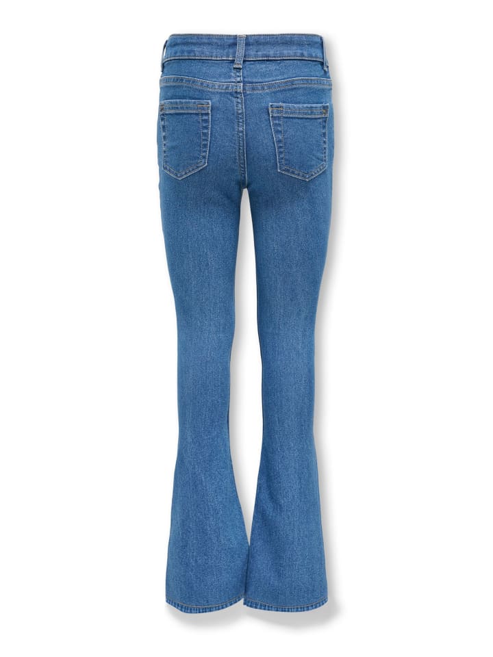 KIDS ONLY Bootcutjeans KOGHUSH FLARED DNM AKM186 in light blue denim günstig kaufen