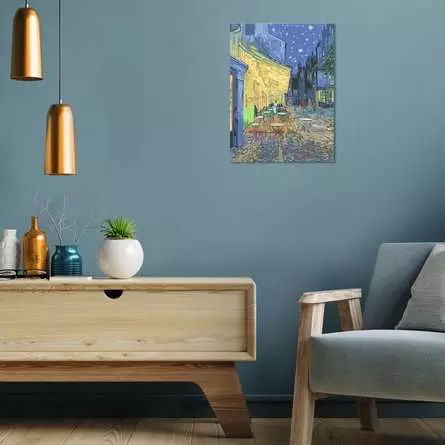 CreArt ART Collection: Caféterrasse am Abend (Van Gogh) - Malen nach Zahlen für Erwachsene