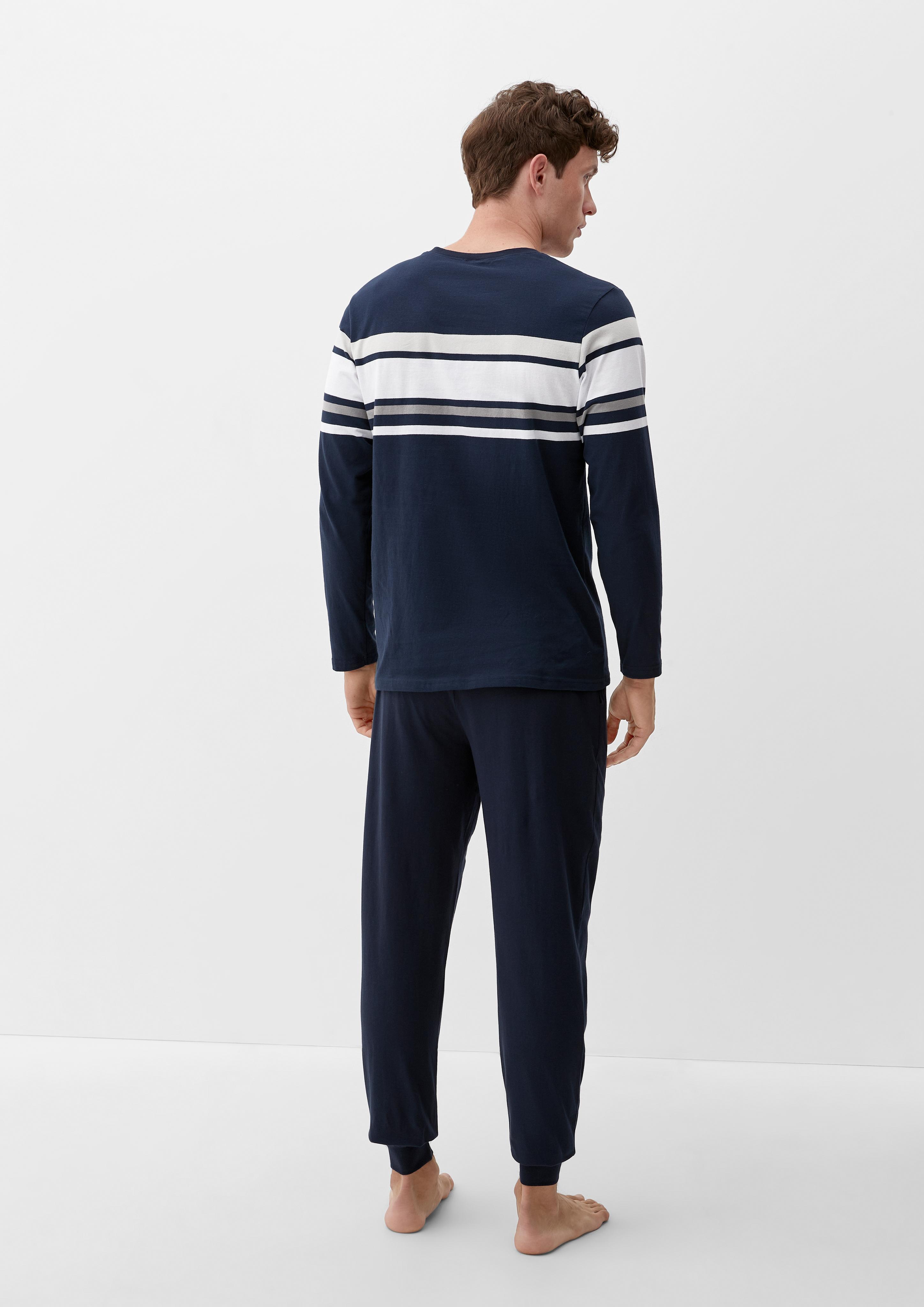 Pyjama mit Streifen  6007554-58B1