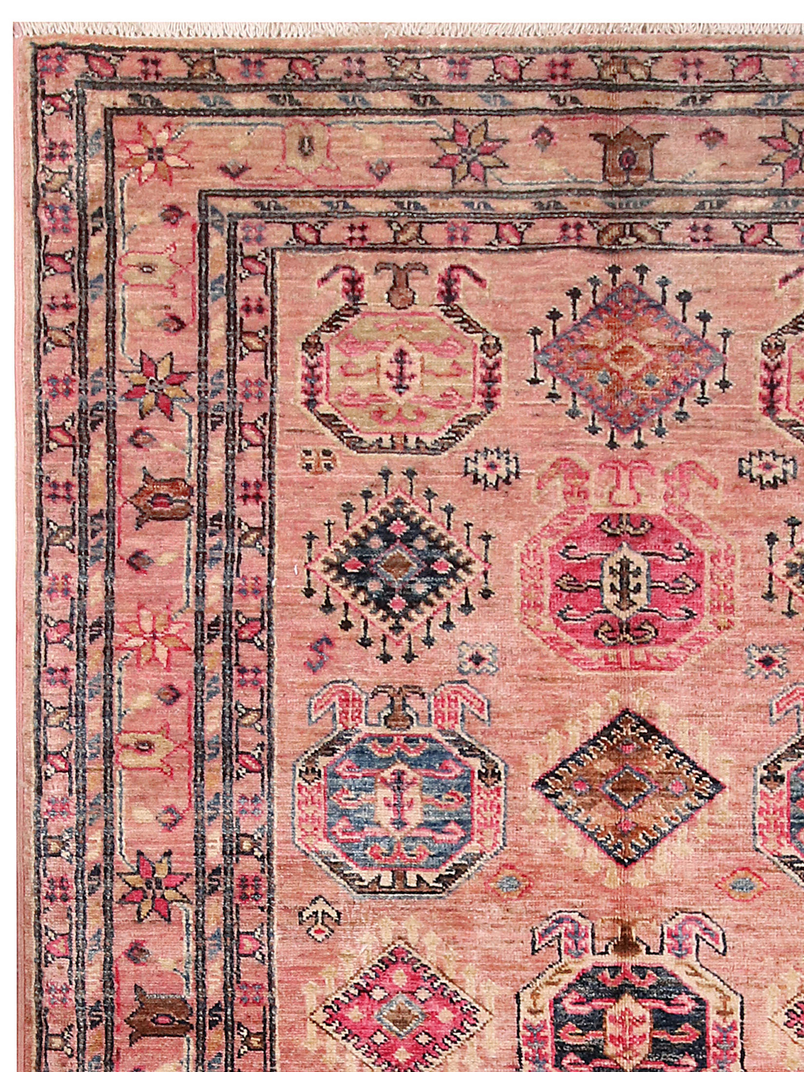 Kazak Ghazni ca. 116 x 195 cm, Unikat / Einzelstück