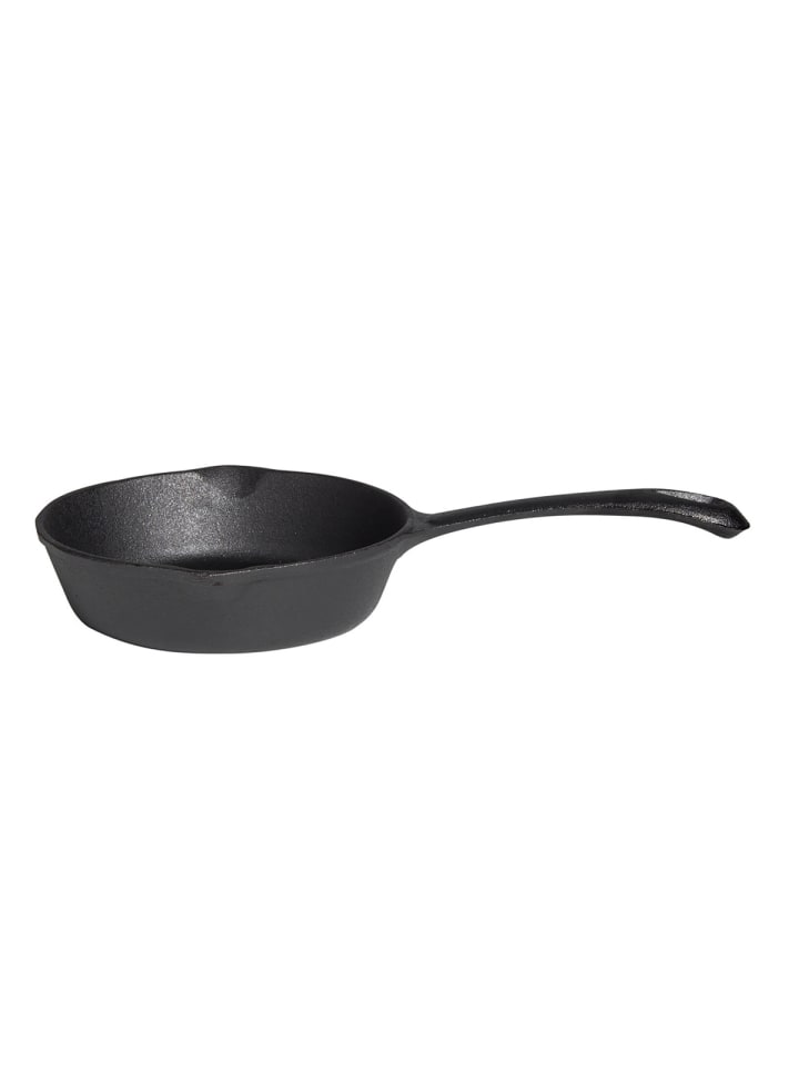 GAUMENKICK Grillpfanne Gusseisen in schwarz - D: 16cm günstig kaufen onesize