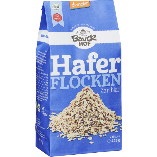 Bauckhof Demeter Bio Haferflocken Zartblatt 425G