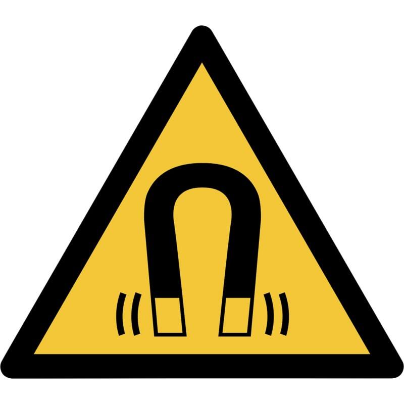 Djois Warnschild Warnung vor magnetischem Feld Klebstoff, einschraubbar PP (Polypropylen) 30 (B) x 0,14 (H) cm 3 Stück