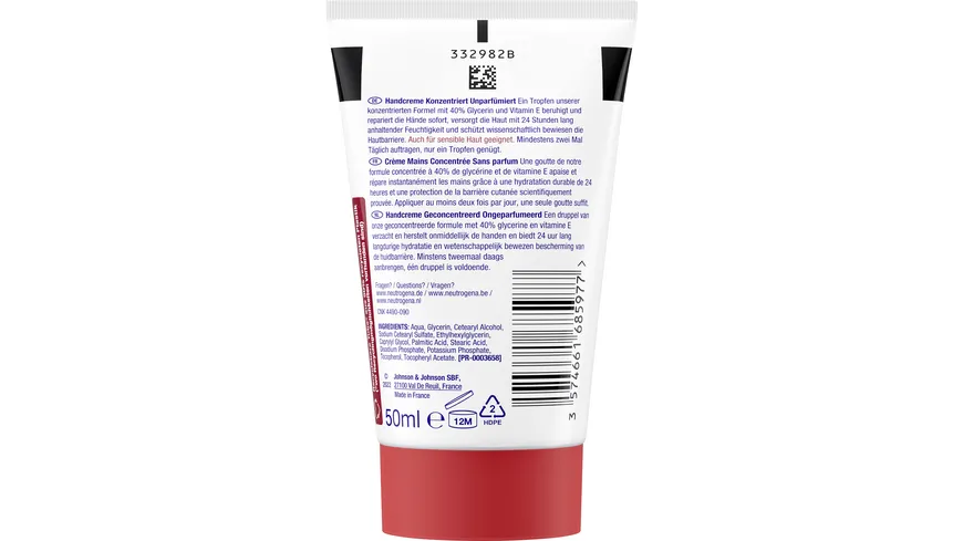 Neutrogena Norwegische Formel Handcreme unparfümiert 50 ml
