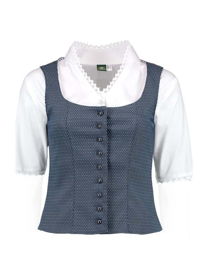 OS-Trachten Mieder 453000-3924 in blau günstig kaufen