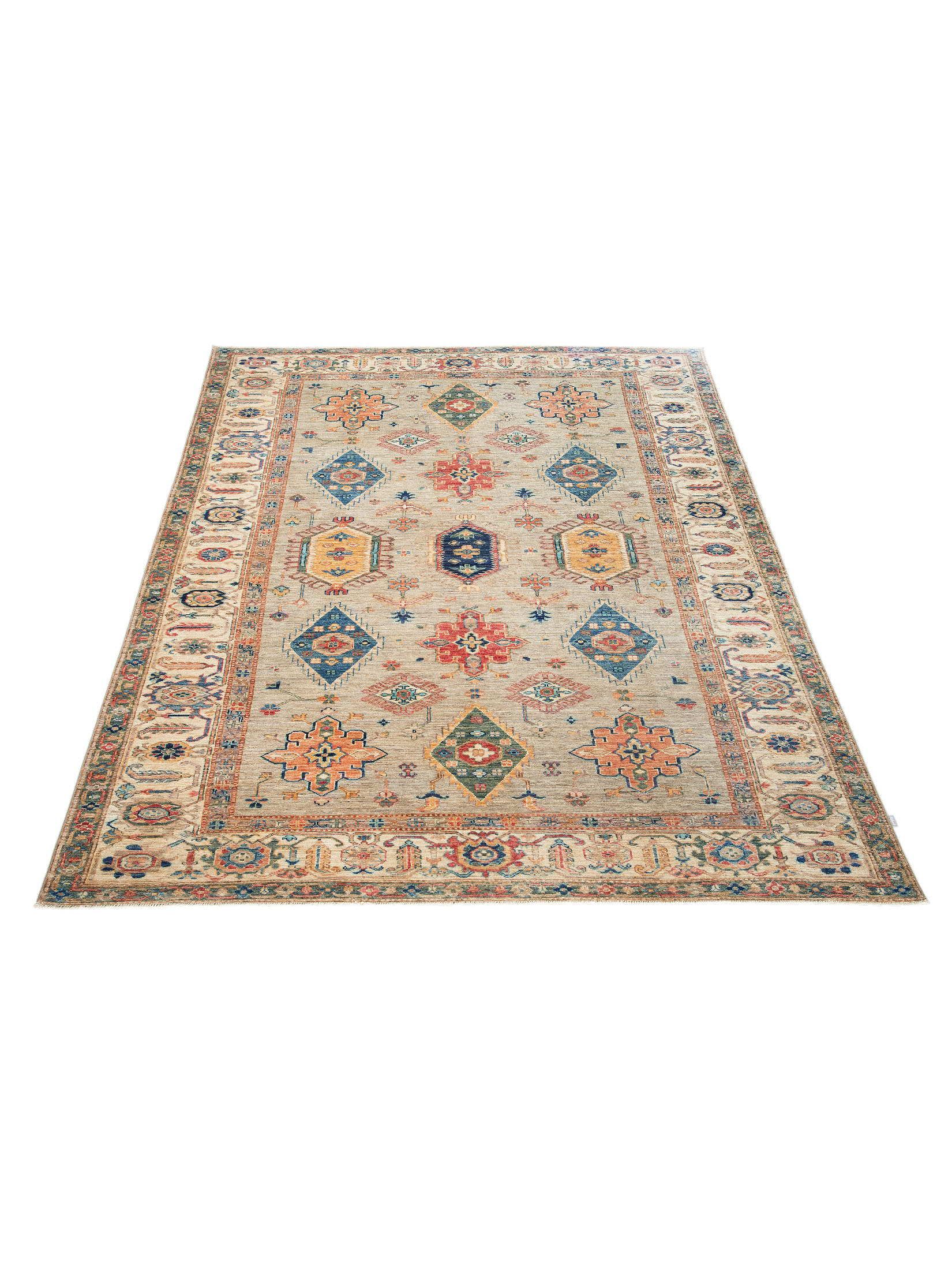 Kazak Ghazni ca. 198 x 299 cm, Unikat / Einzelstück