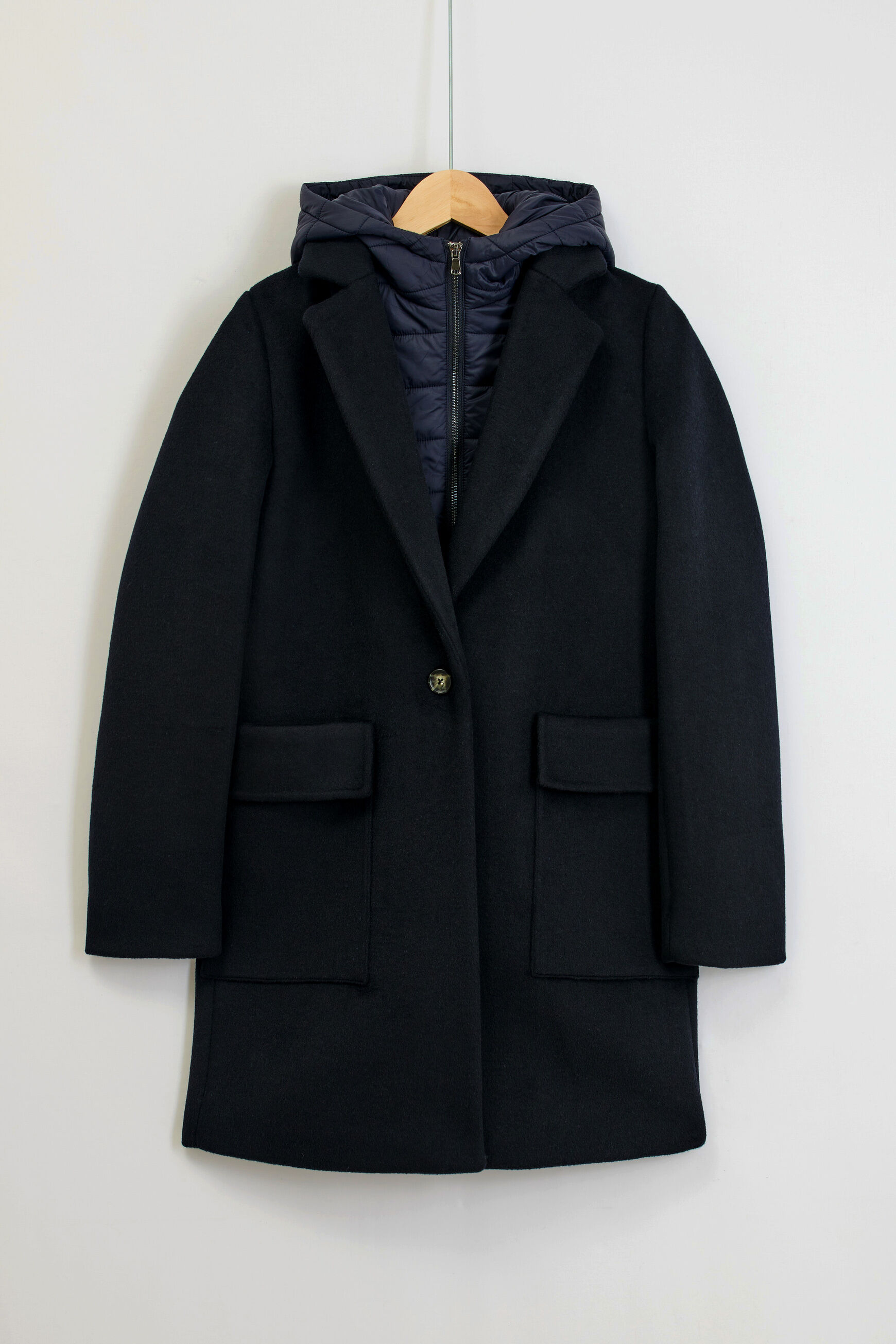 manteau jules bleu marine femme