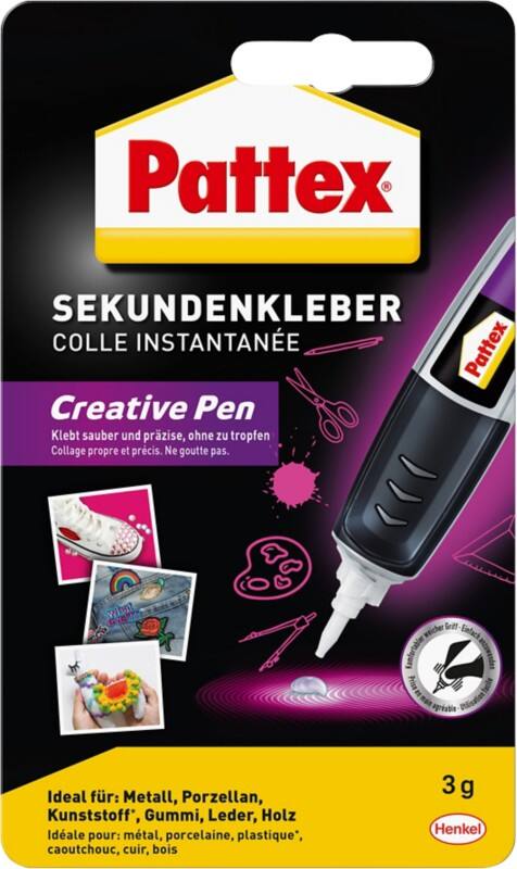 Pattex Sekundenkleber Permanent Perfect Pen Flüssig Transparent 3 g PSPP3